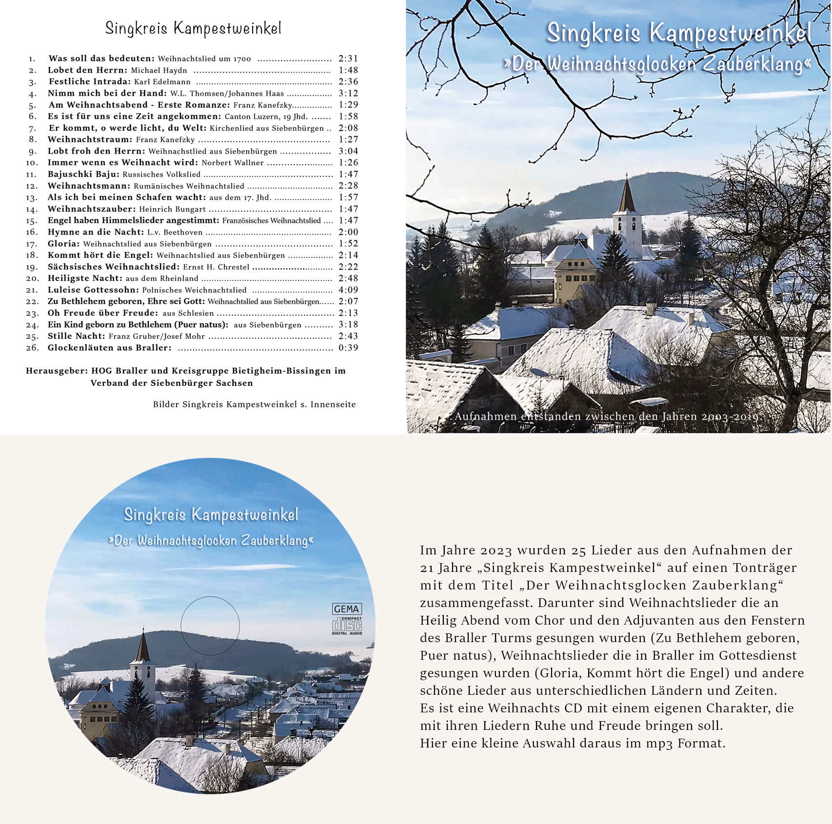 Der Weihnachtsglocken Zauberklang